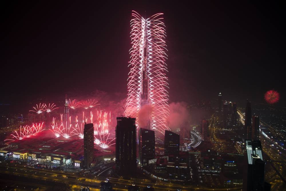 أفضل الأماكن للاحتفال بليلة رأس السنة في دبي 2018